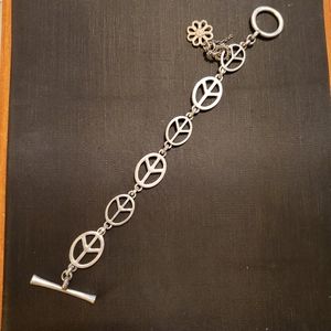 Lucky Brand Peace Sign Bracelet